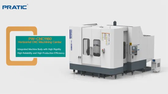 High Precision Horizontal CNC Machining Center Heavy Duty Fanuc Siemens for Automotive Subframe Milling Drilling