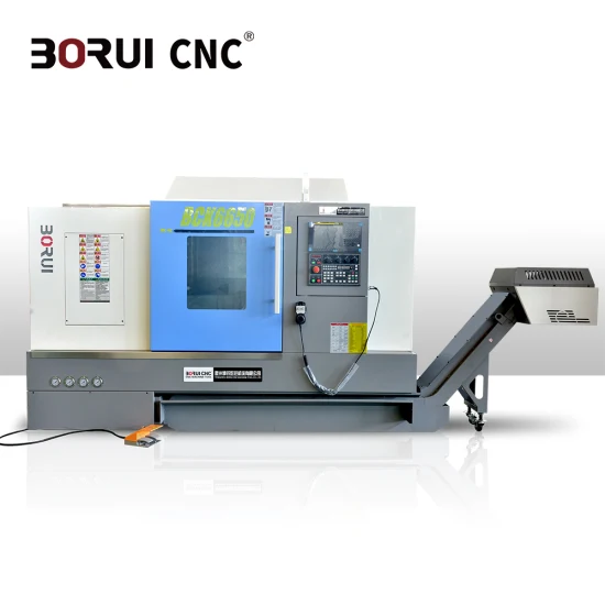 Bck6650 Low Cost Horizontal Slant Bed CNC Turning Lathe Machine